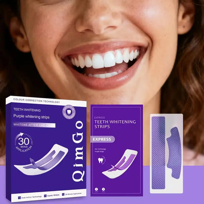 Purple Instant Whitening Strips, V34 Teeth Whitening Strips