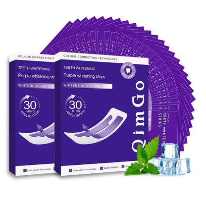 Purple Instant Whitening Strips, V34 Teeth Whitening Strips