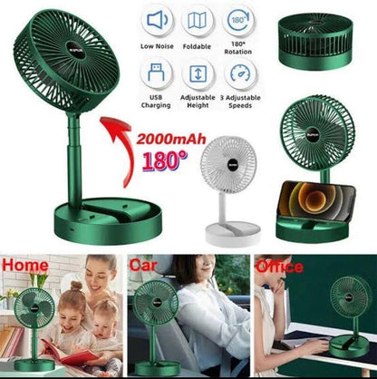 Portable Mni Fan with LED light