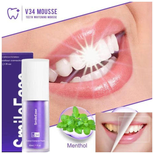 V34 Colour Corrector Mousse For Teeth Whitening - 30ml