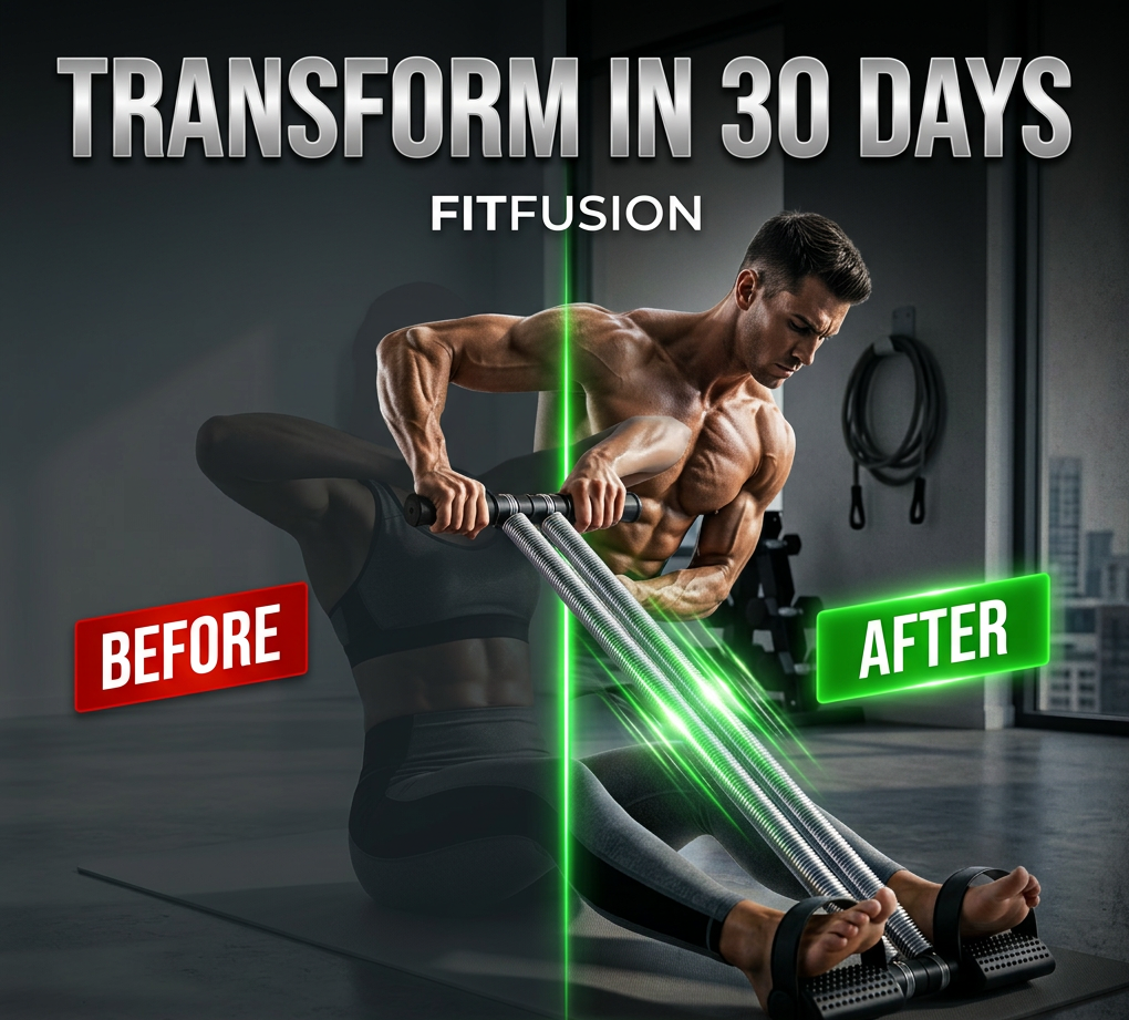 High-Tension Steel Resistance Tummy Trimmer & Full-Body Toner